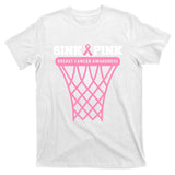 Breast Cancer Basketball Goal Pink Ribbon Awareness T-Shirt