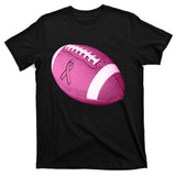 Breast Cancer Pink Football T-Shirt