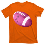 Breast Cancer Pink Football T-Shirt