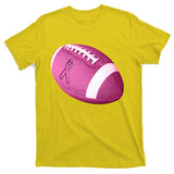 Breast Cancer Pink Football T-Shirt