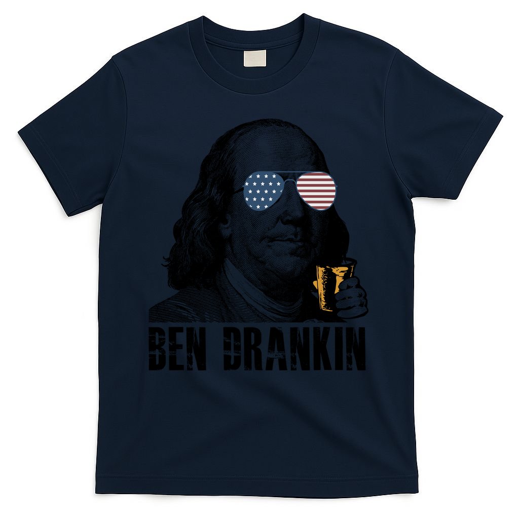 Ben Drankin 4th Of July Benjamin Franklin T-Shirt