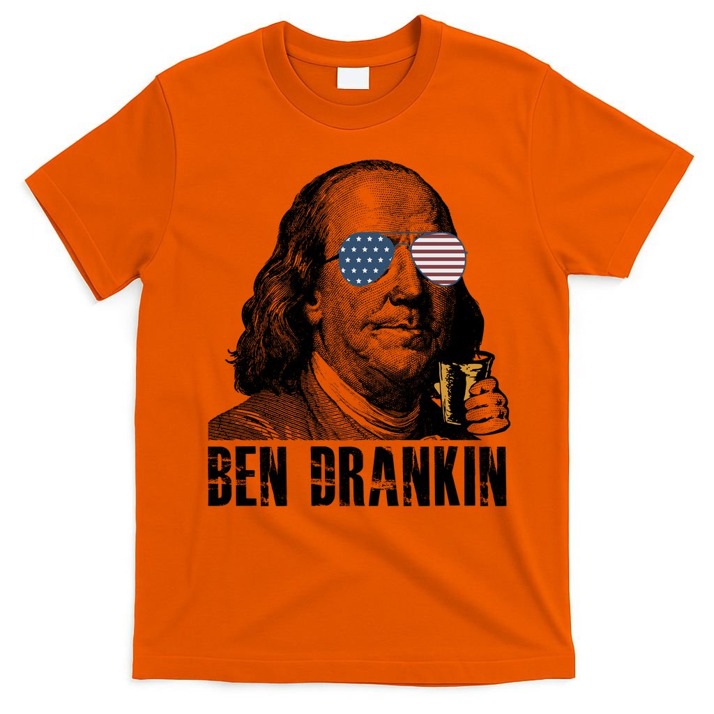 Ben Drankin 4th Of July Benjamin Franklin T-Shirt