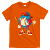 Baseball Drip Boy Ice Cream Drip Sport Game Day  T-Shirt