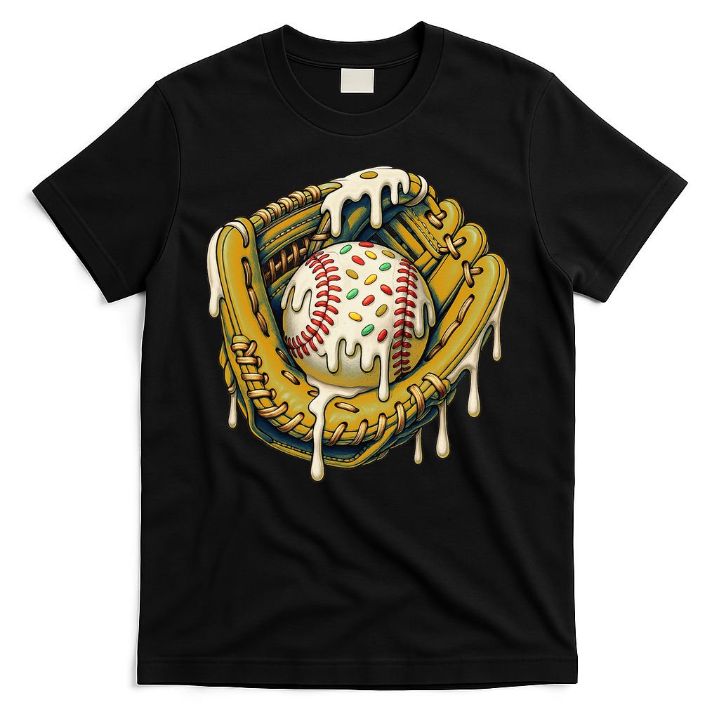 Baseball Drip For Ice Cream Drip Respect The Drip T-Shirt
