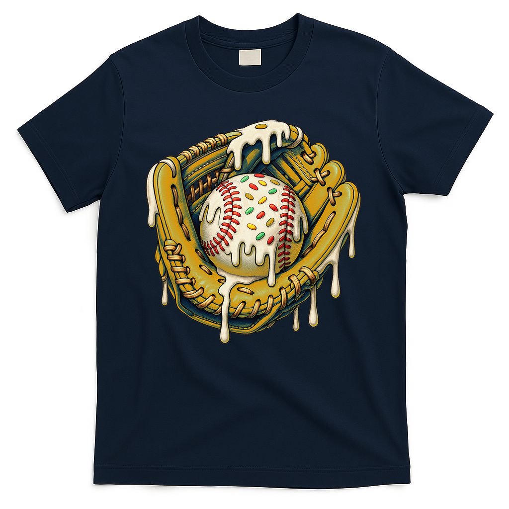 Baseball Drip For Ice Cream Drip Respect The Drip T-Shirt