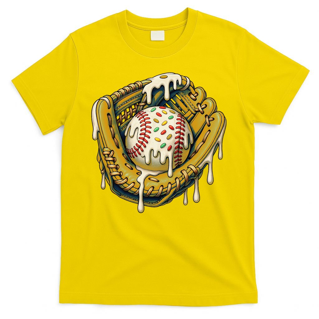Baseball Drip For Ice Cream Drip Respect The Drip T-Shirt