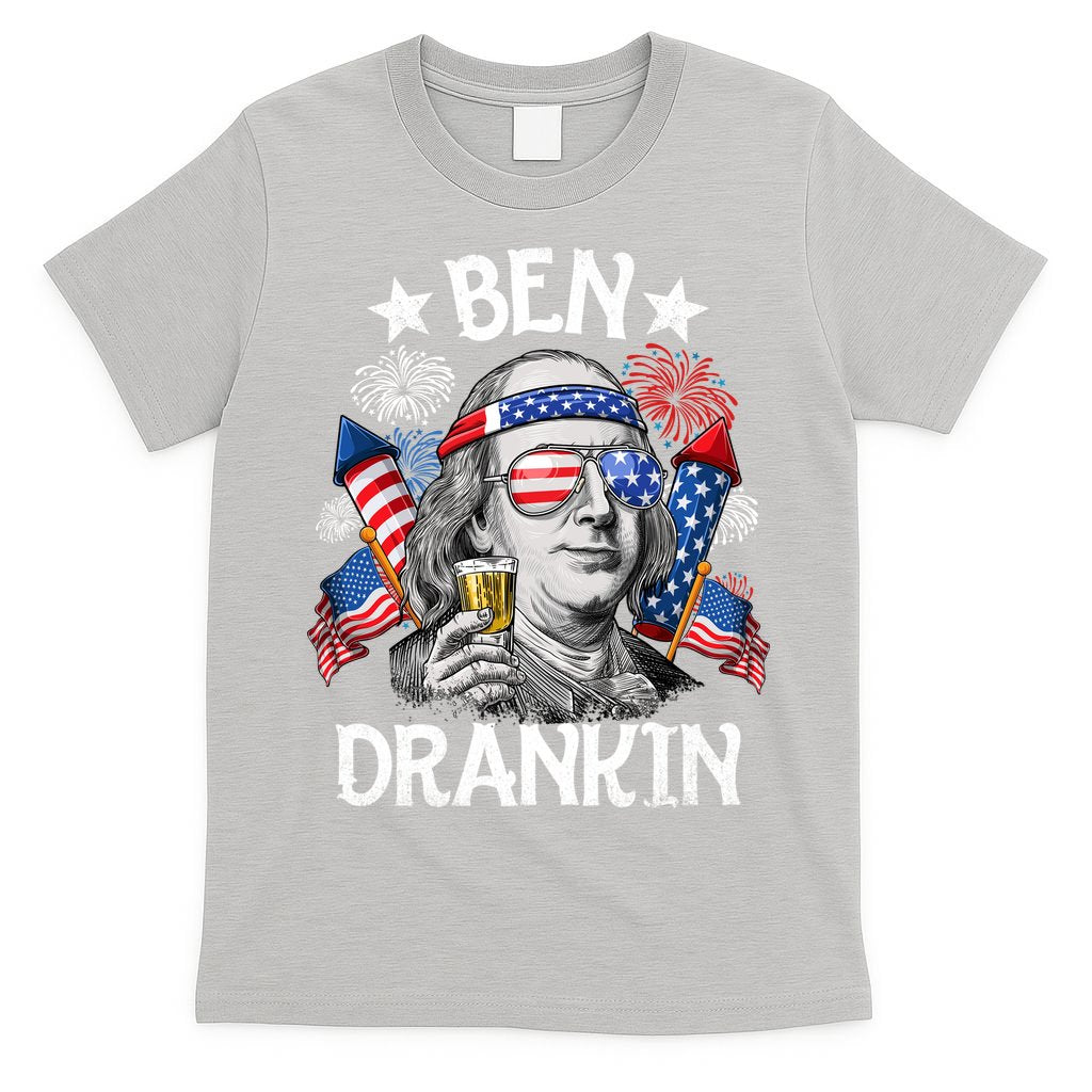Ben Drankin Funny 4th Of July Shirts Fireworks Patriotic T-Shirt