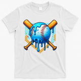 Baseball Drip For Ice Cream Drip Baseball T-Shirt