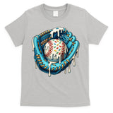 Baseball Drip Home Plate Ice Cream Respect The Drip T-Shirt