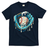 Baseball Drip Home Plate Ice Cream Respect The Drip T-Shirt