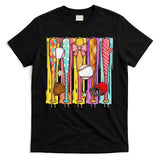 Baseball Dripping Ice Cream Drip Baseball Season T-Shirt