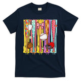 Baseball Dripping Ice Cream Drip Baseball Season T-Shirt