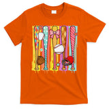 Baseball Dripping Ice Cream Drip Baseball Season T-Shirt