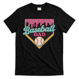Baseball Dad Ice Cream Drip T-Shirt