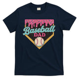 Baseball Dad Ice Cream Drip T-Shirt