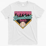 Baseball Dad Ice Cream Drip T-Shirt