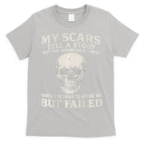 Boomer Est 1959 My Scars Tell A Story They Are Reminders T-Shirt