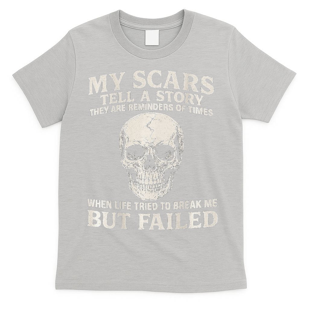 Boomer Est 1959 My Scars Tell A Story They Are Reminders T-Shirt