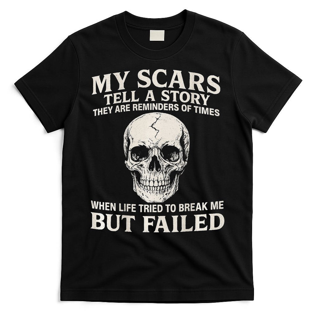 Boomer Est 1959 My Scars Tell A Story They Are Reminders T-Shirt