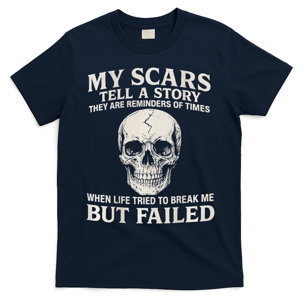Boomer Est 1959 My Scars Tell A Story They Are Reminders T-Shirt