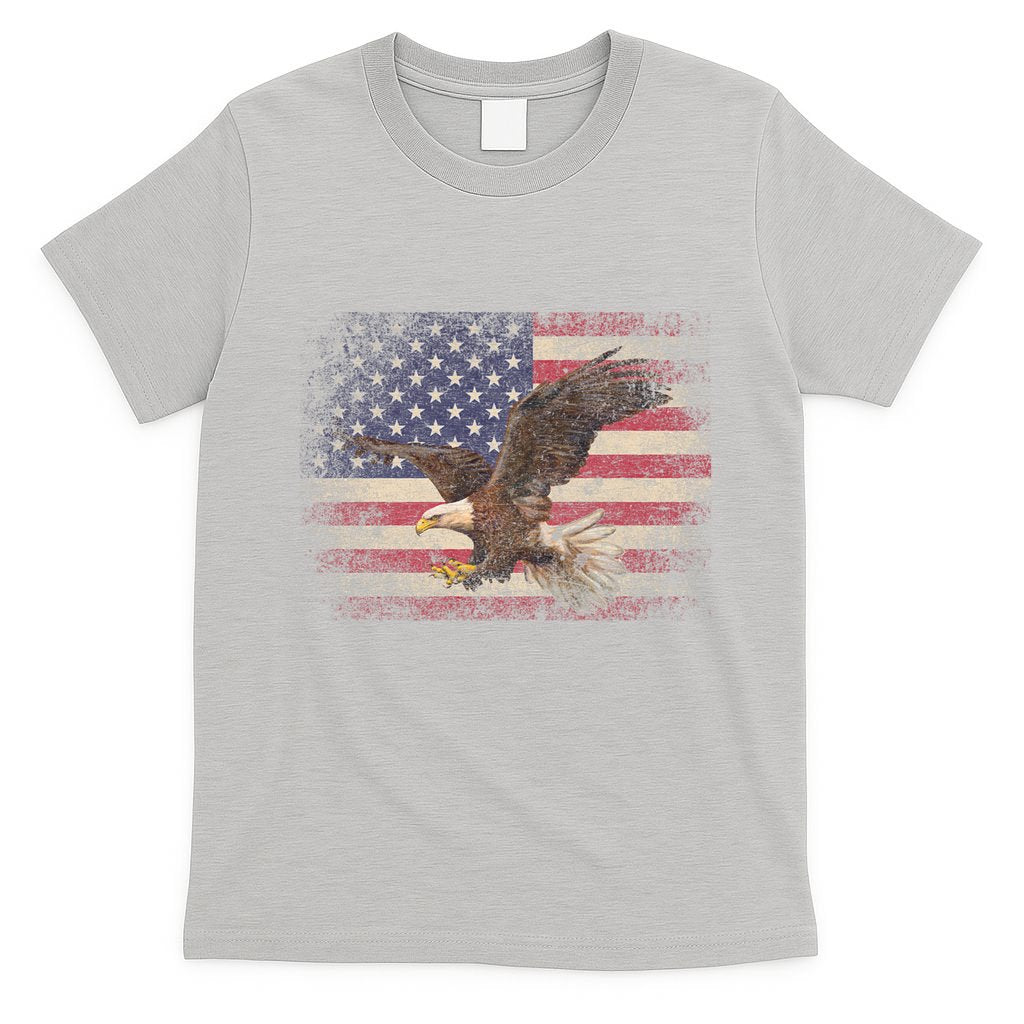 Bald Eagle 4th Of July Christmas Gift American Flag Country T-Shirt