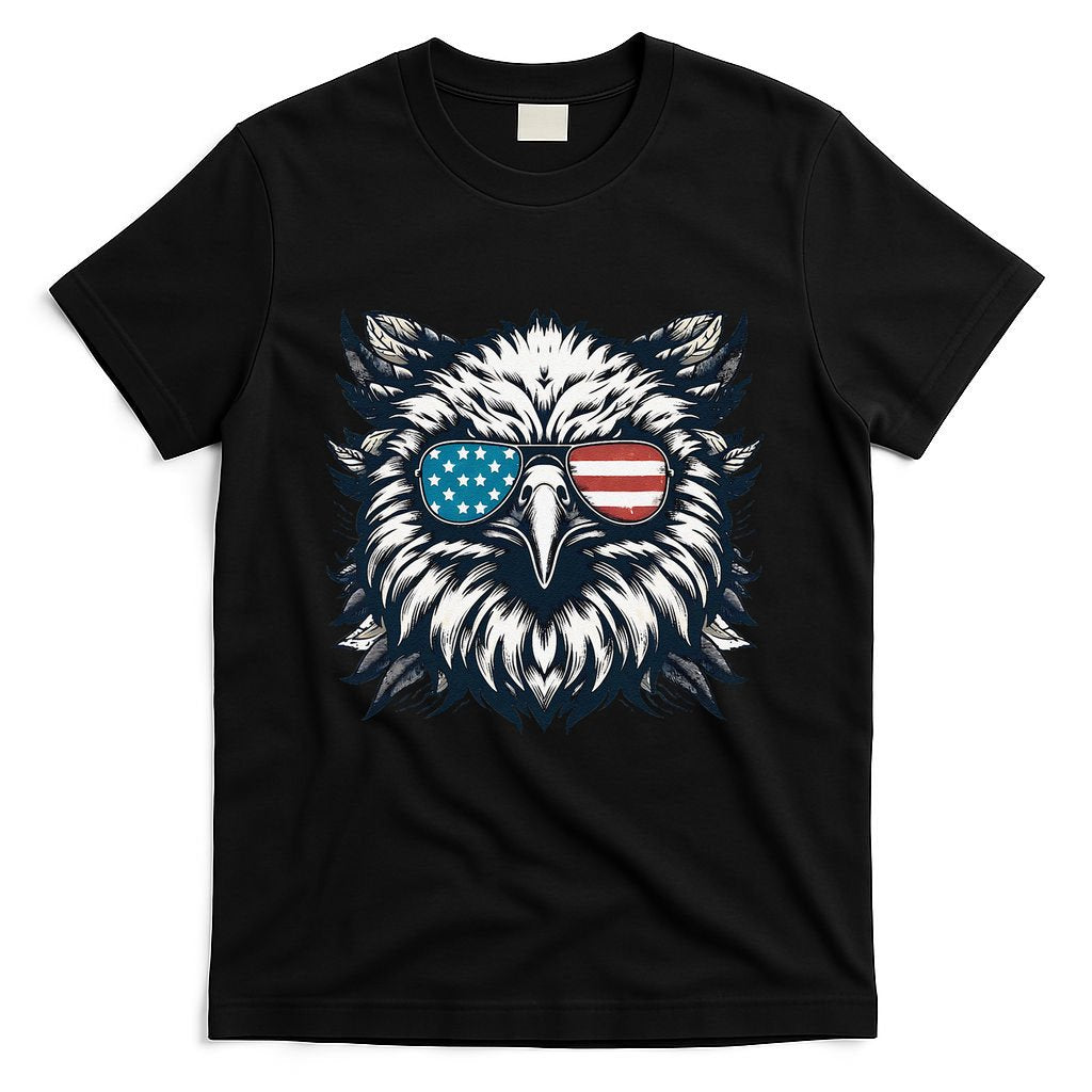 Bald Eagle American Usa 4th Of July Patriotic Funny Eagle T-Shirt