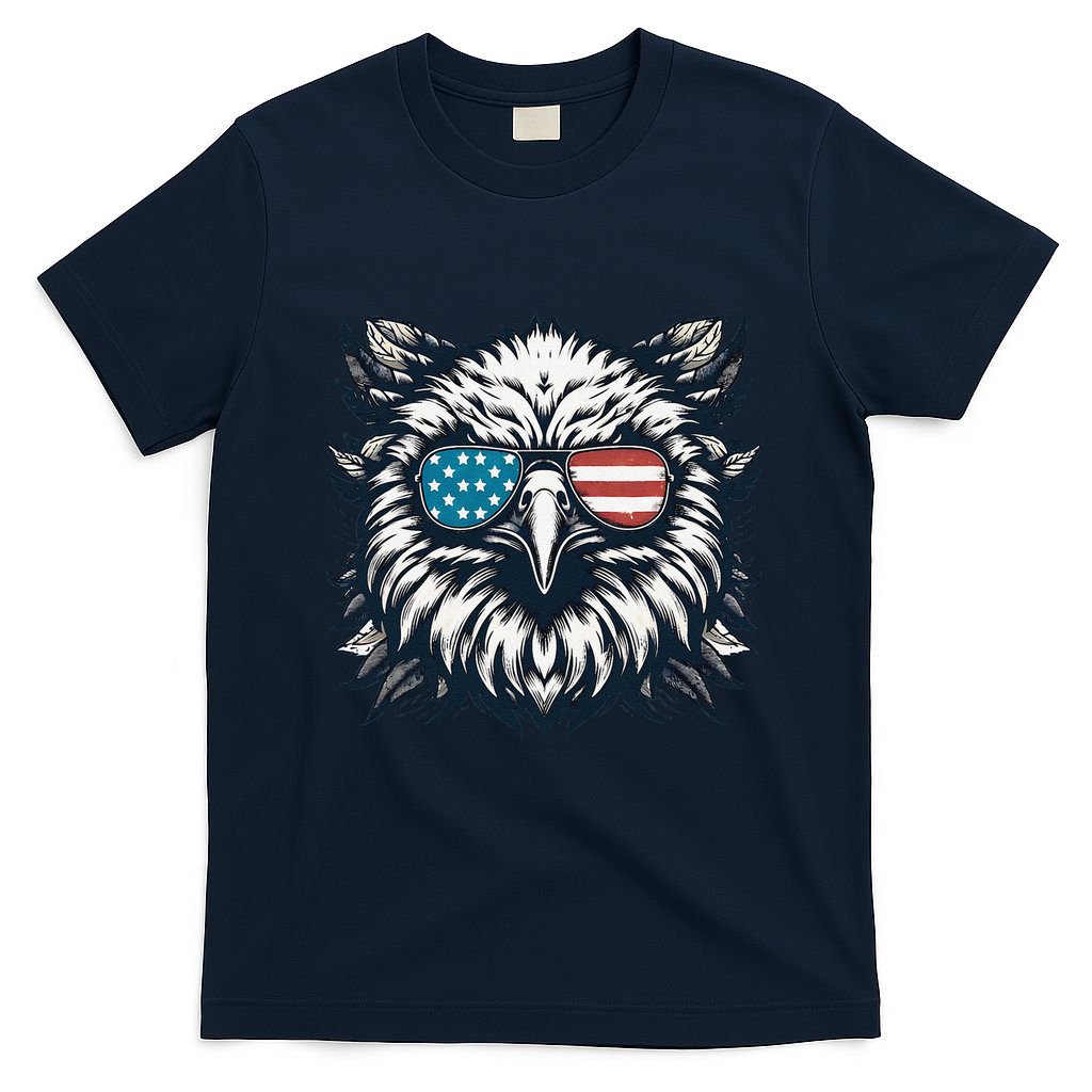 Bald Eagle American Usa 4th Of July Patriotic Funny Eagle T-Shirt