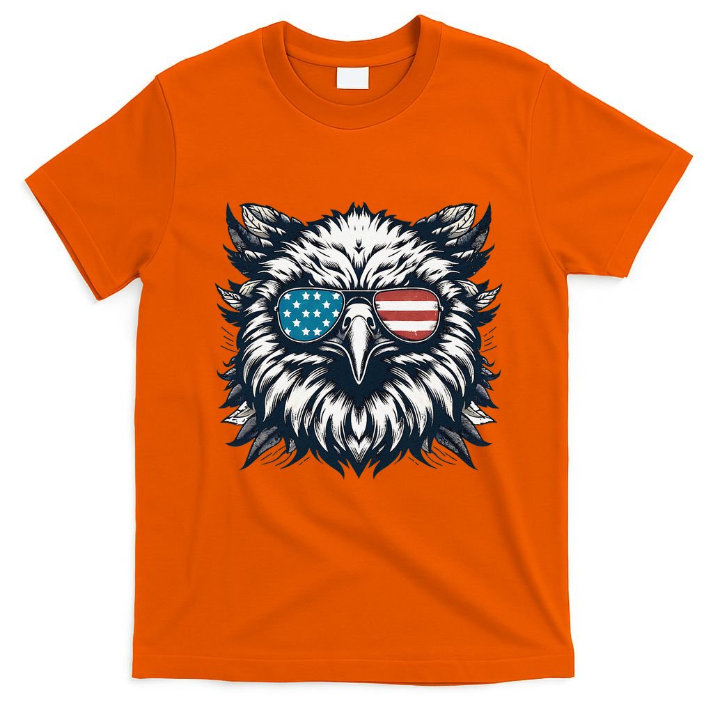 Bald Eagle American Usa 4th Of July Patriotic Funny Eagle T-Shirt