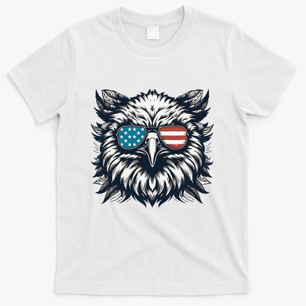 Bald Eagle American Usa 4th Of July Patriotic Funny Eagle T-Shirt