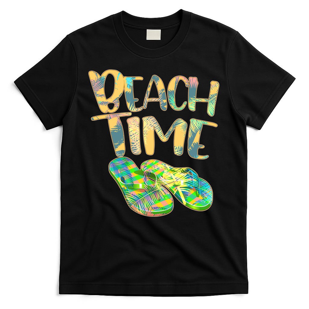 Beach Time Flip Flops Summer Fun T-Shirt