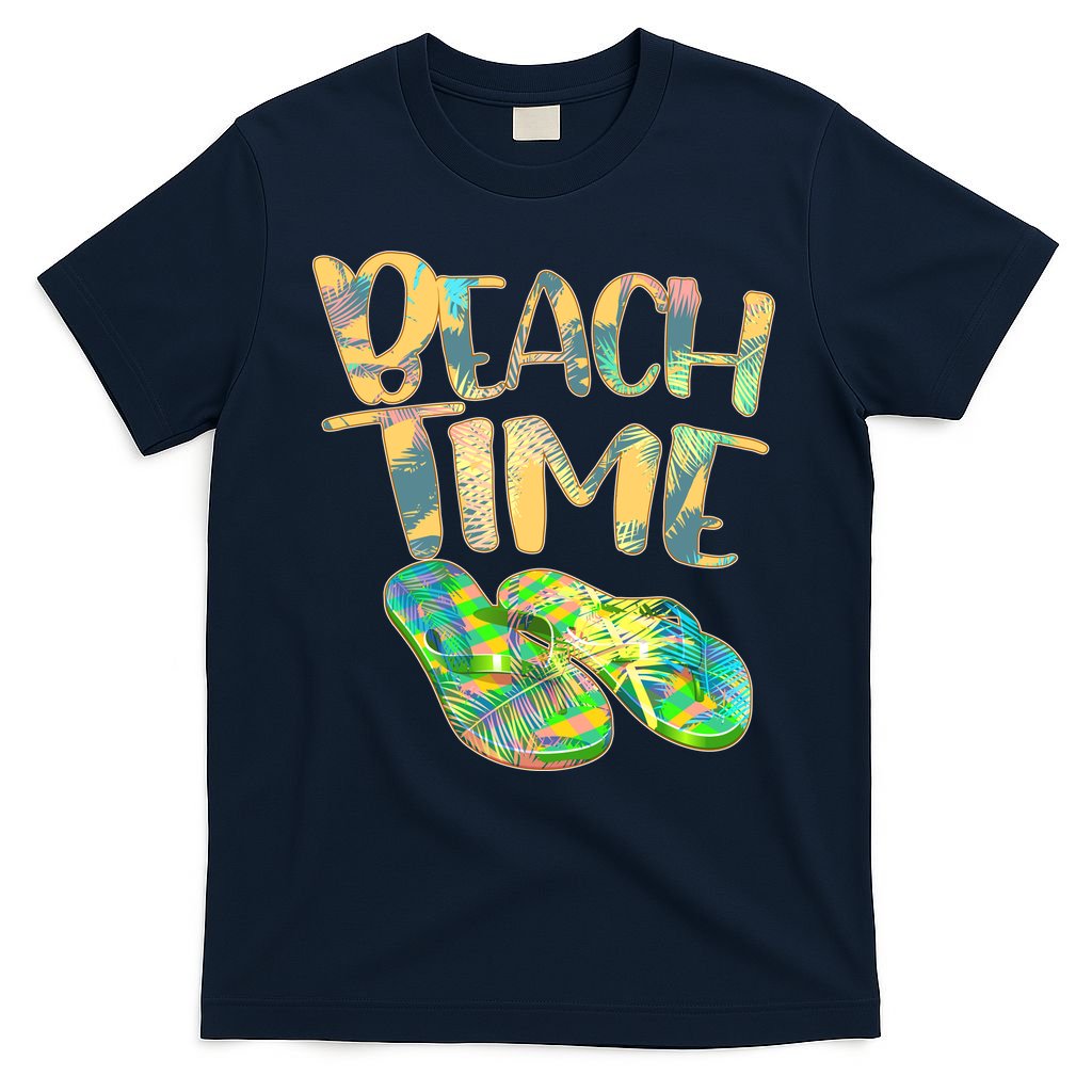 Beach Time Flip Flops Summer Fun T-Shirt
