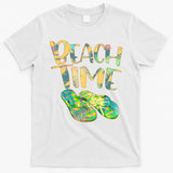 Beach Time Flip Flops Summer Fun T-Shirt