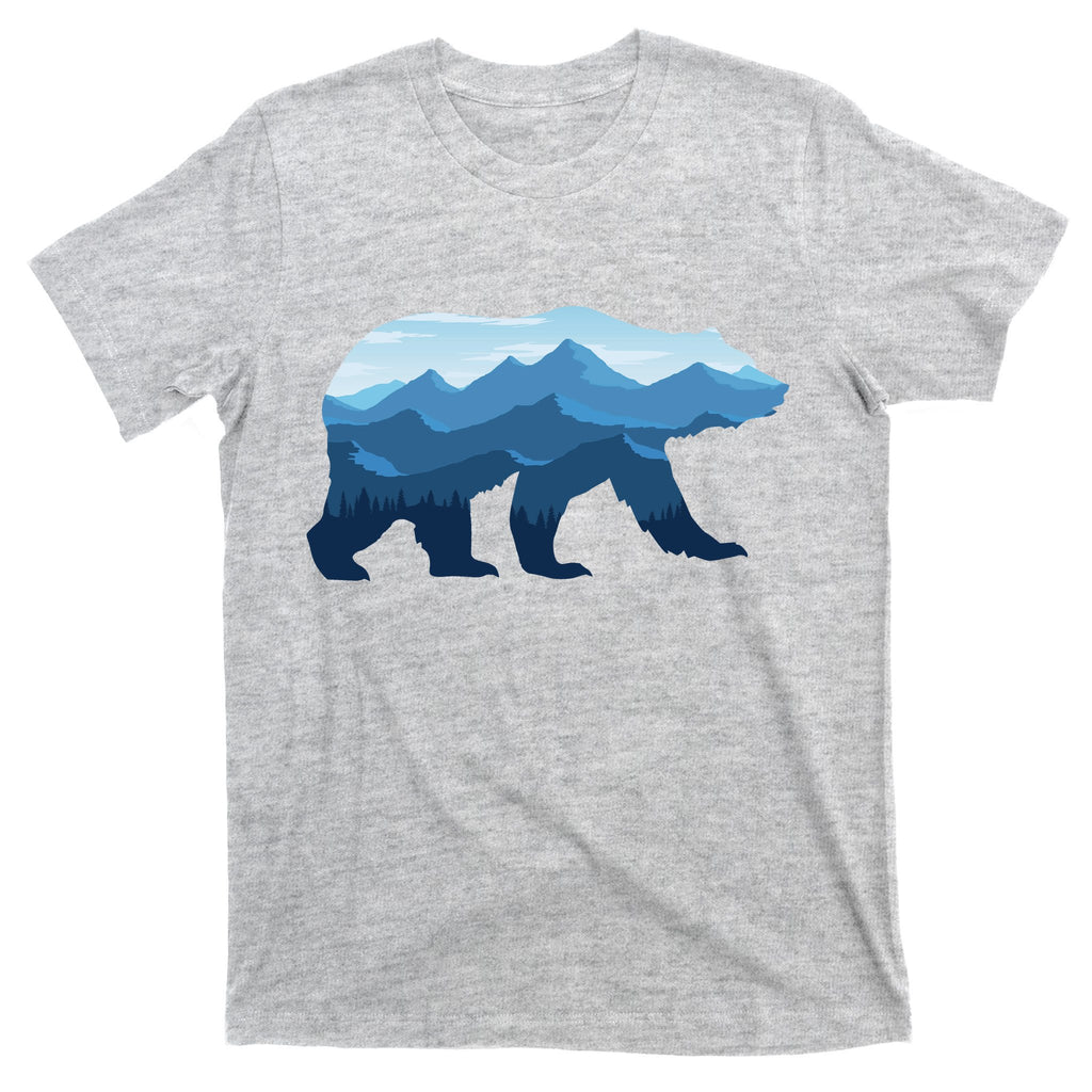 Bear Double Exposure Surreal Wildlife T-Shirt