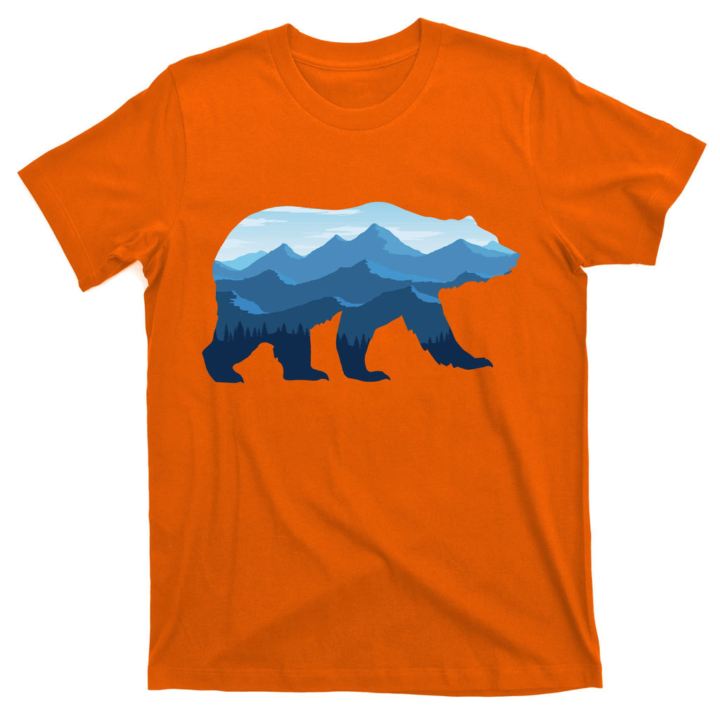 Bear Double Exposure Surreal Wildlife T-Shirt