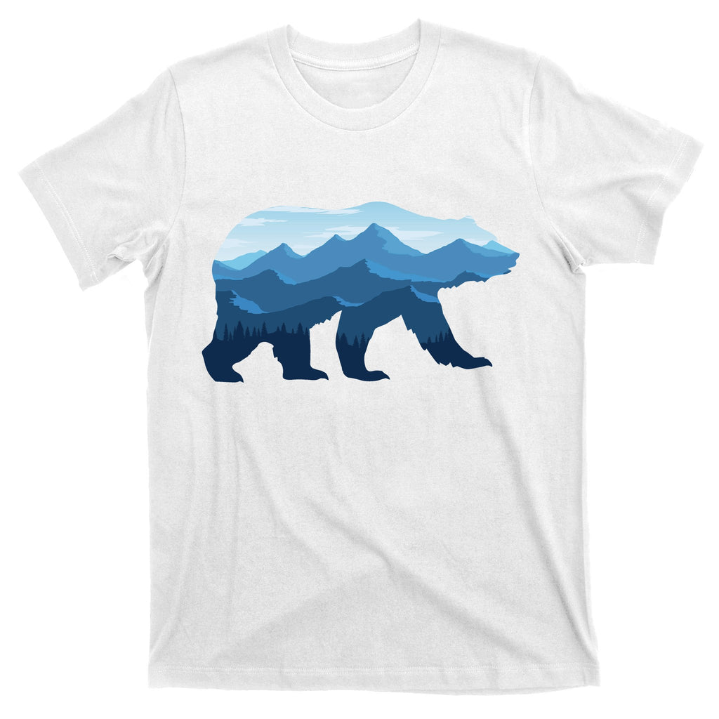 Bear Double Exposure Surreal Wildlife T-Shirt