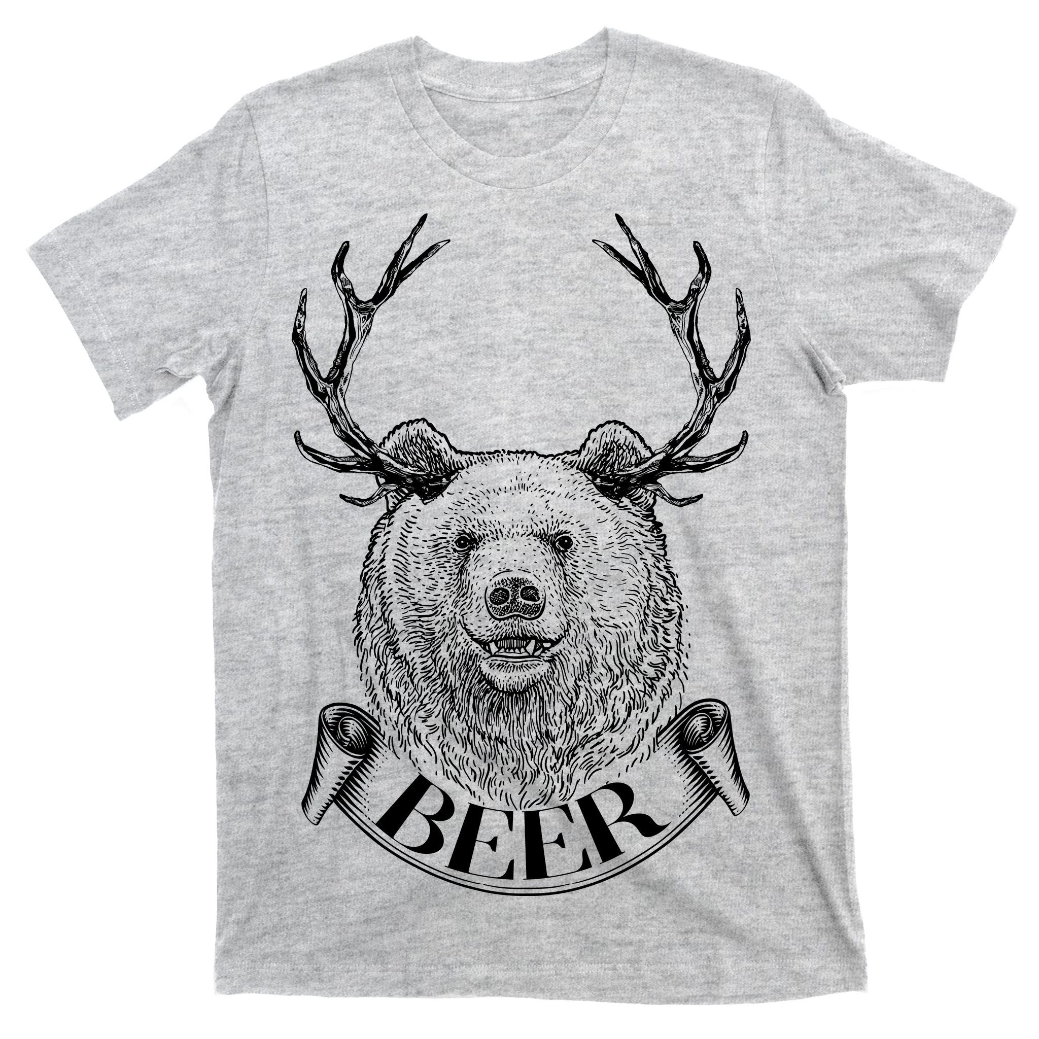 Bear Plus Deer Equals BEER  T-Shirt