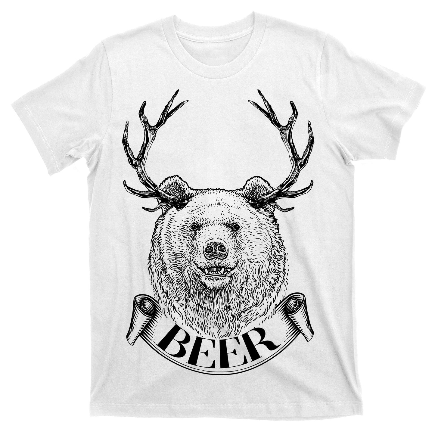 Bear Plus Deer Equals BEER  T-Shirt