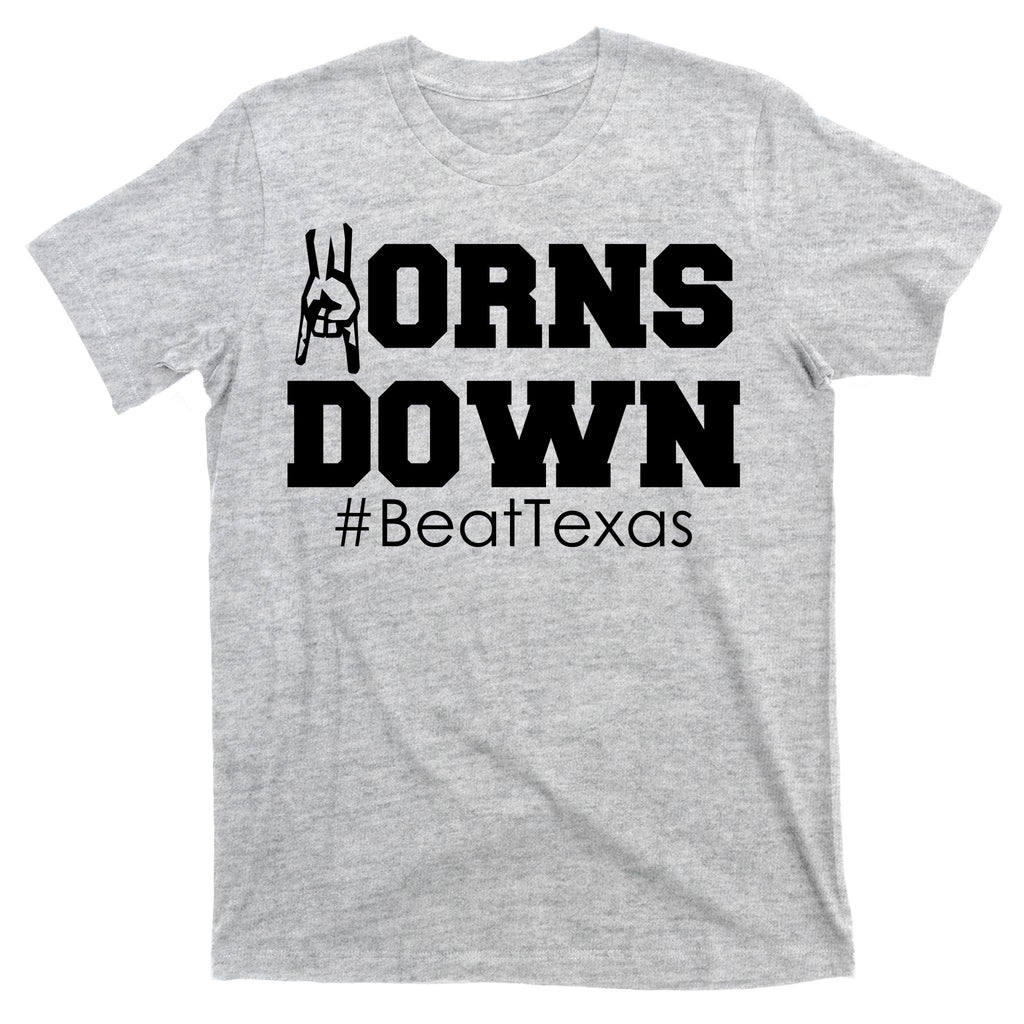 Beat Texas Horns Down Football T-Shirt