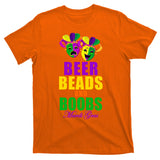 Beer Beads and Boobs Mardi Gras New Orleans T-Shirt