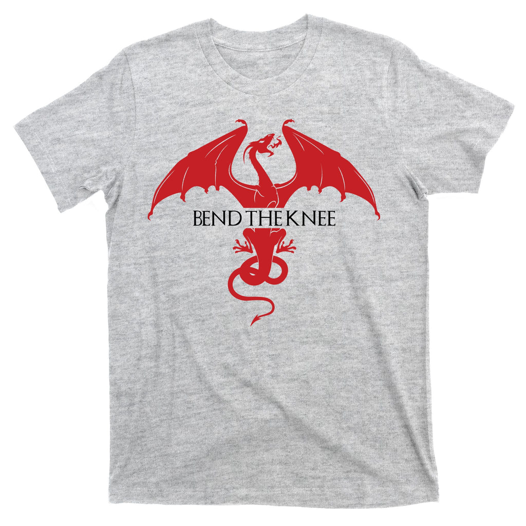 Bend The Knee Fantasy Dragon T-Shirt