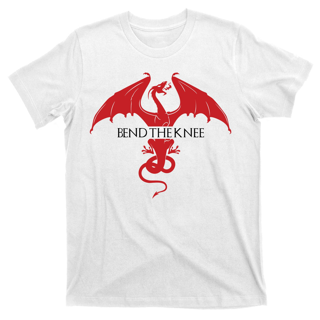 Bend The Knee Fantasy Dragon T-Shirt