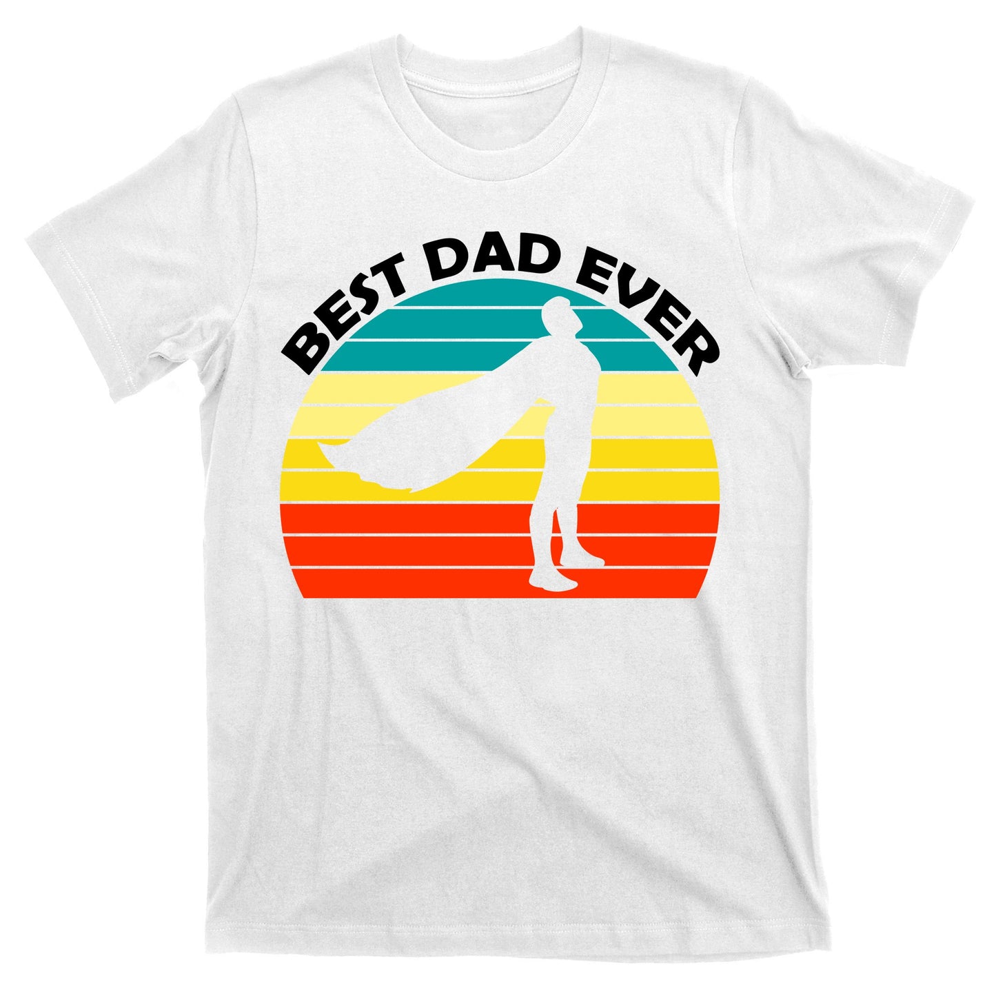 Best Dad Ever Super Dad Hero T-Shirt
