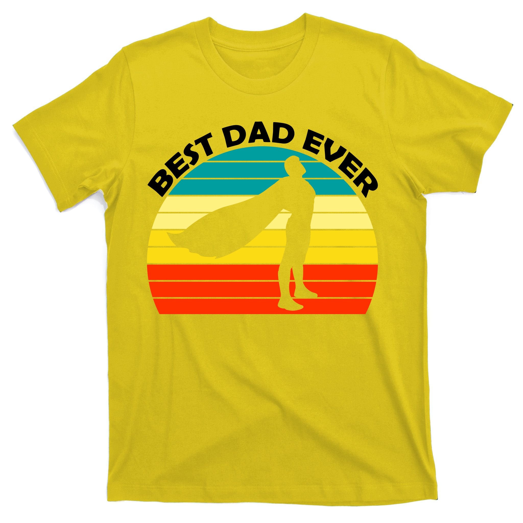 Best Dad Ever Super Dad Hero T-Shirt