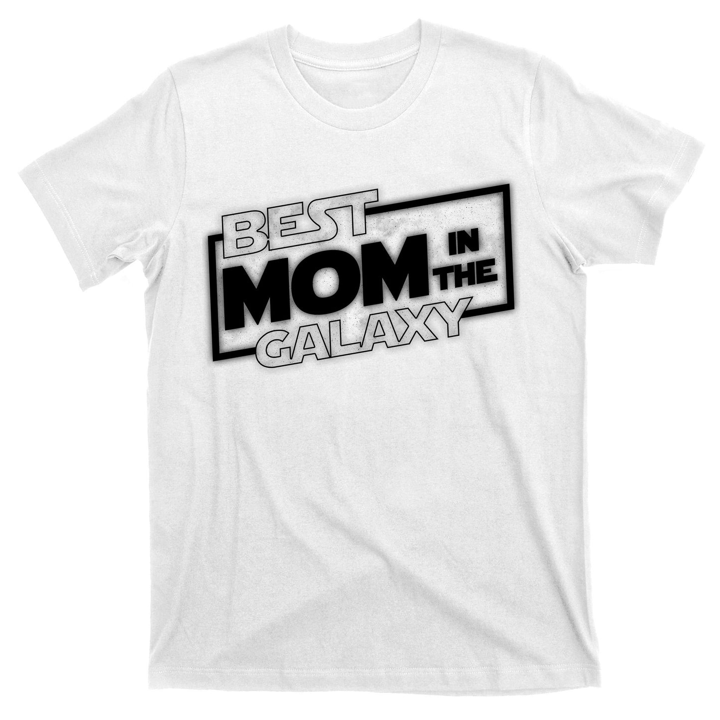Best Mom In The Galaxy Parody Movie Logo T-Shirt