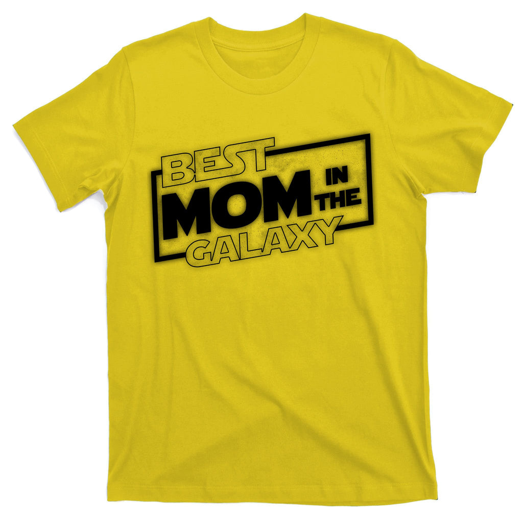 Best Mom In The Galaxy Parody Movie Logo T-Shirt