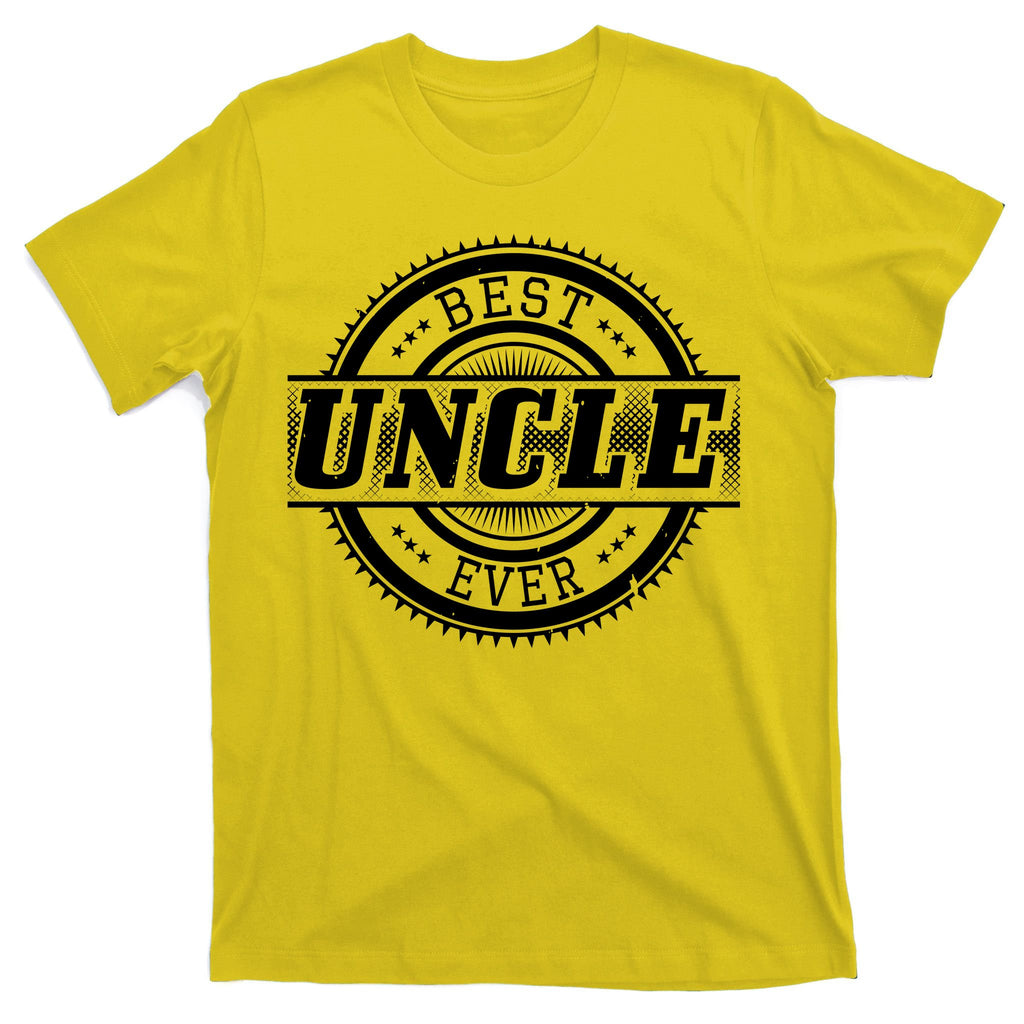 Best Uncle Ever Badge T-Shirt