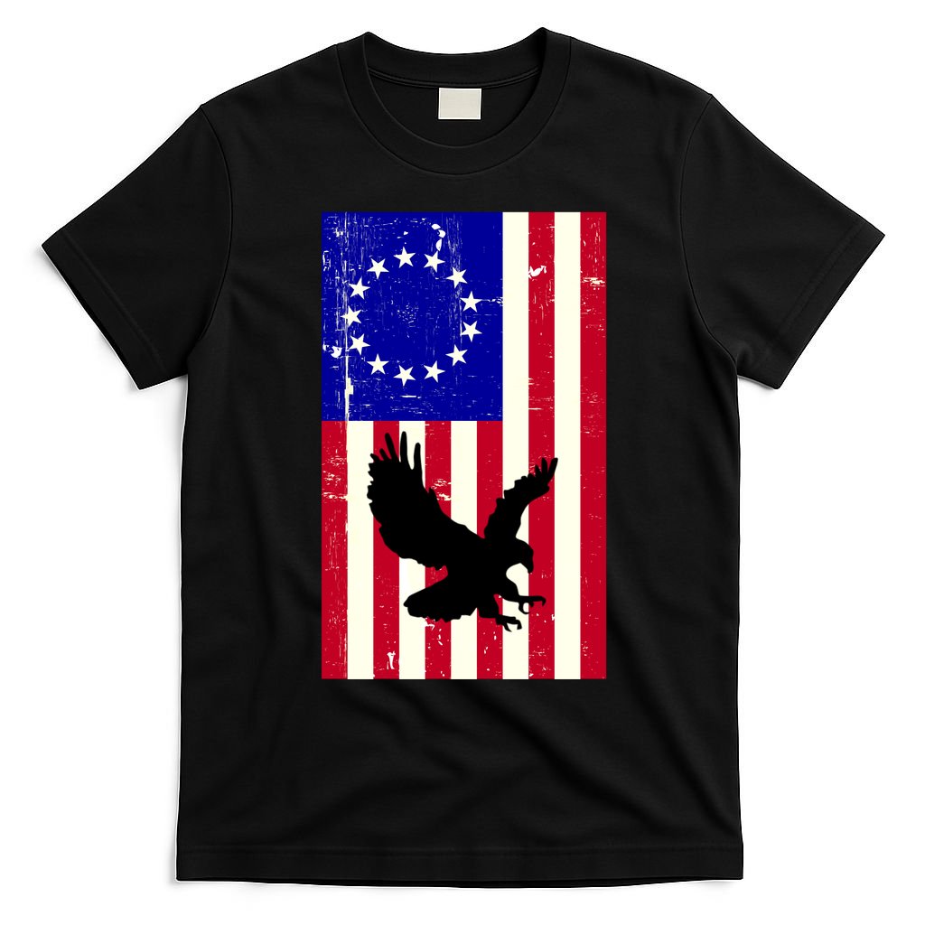 Betsy Ross 4th Of July American Flag T-Shirt