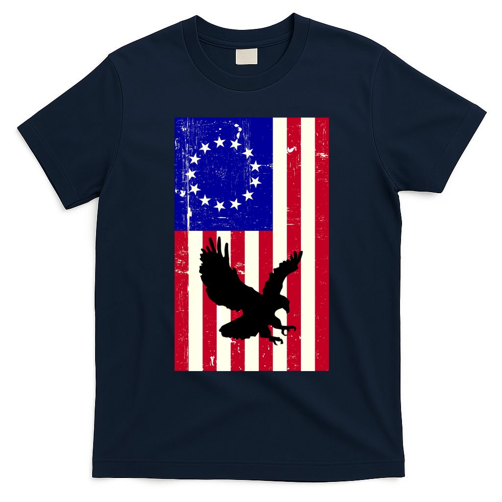 Betsy Ross 4th Of July American Flag T-Shirt