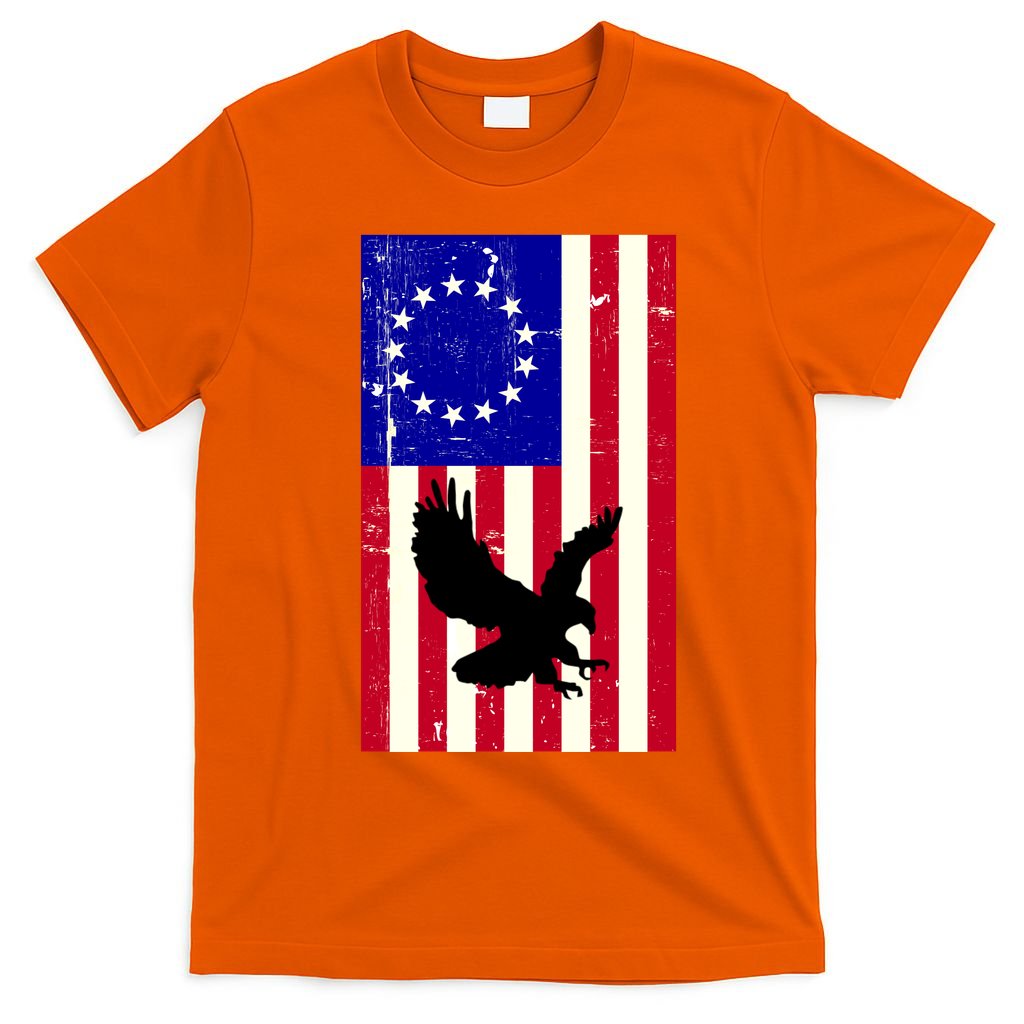 Betsy Ross 4th Of July American Flag T-Shirt