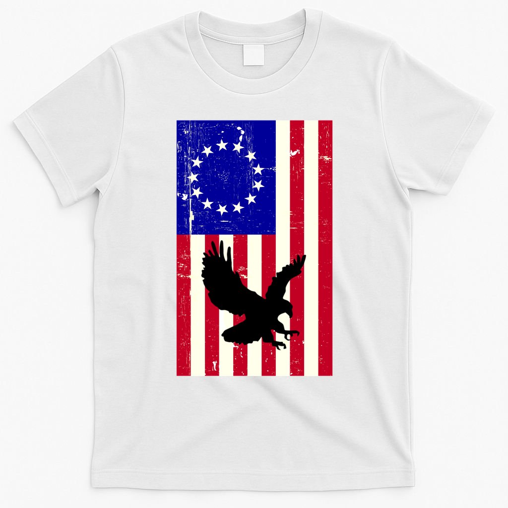 Betsy Ross 4th Of July American Flag T-Shirt